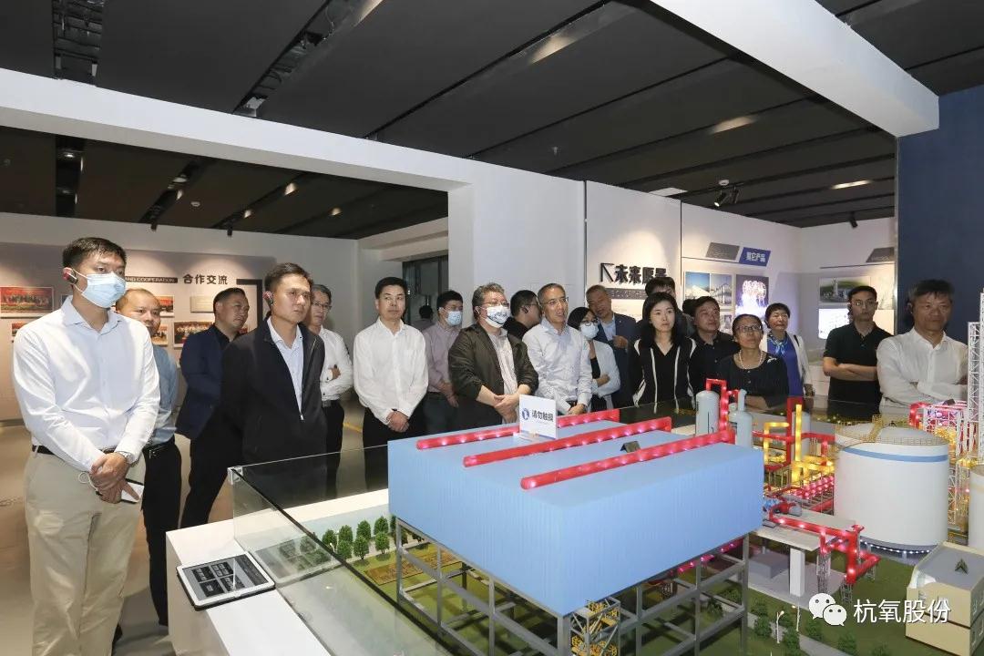 工信部?jī)?yōu)質(zhì)企業(yè)培育調(diào)研組在杭氧調(diào)研(圖1)